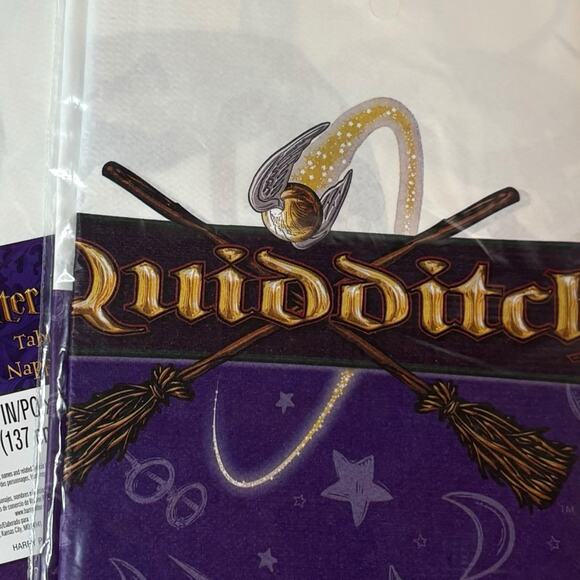 (2) - VTG 2000s Harry Potter Sorcerers Stone Plastic Table Cover Party Supplies - Picture 11 of 14